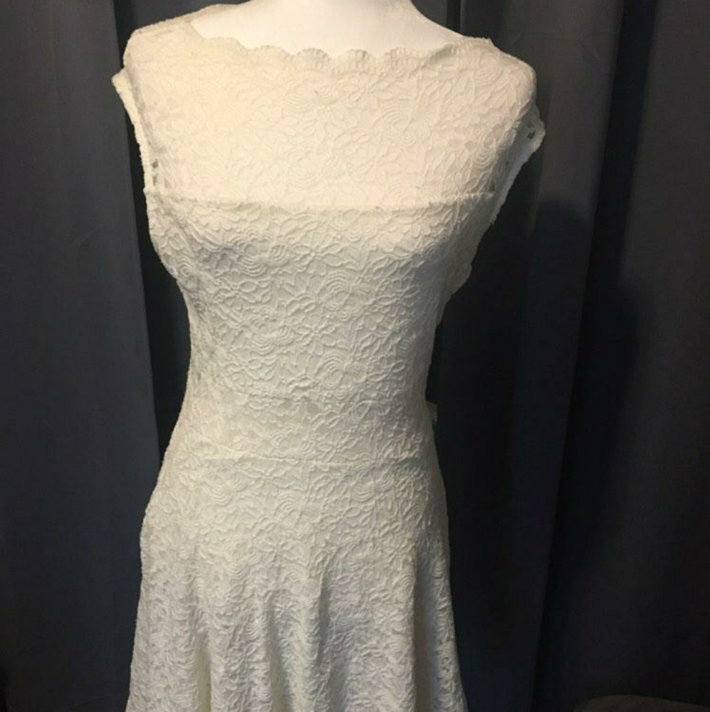 Lace white dress